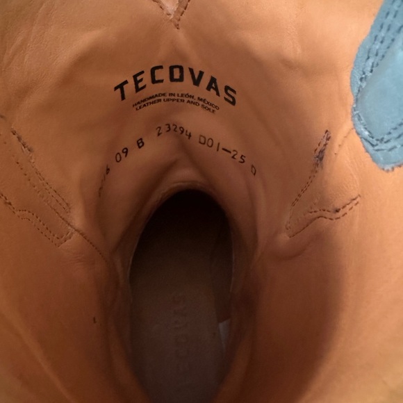 Tecovas Seafoam Bone Jolene Cowgirl Boots 9 Sold Out Online!! - Picture 6 of 10